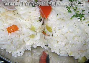 rižota z bučkami