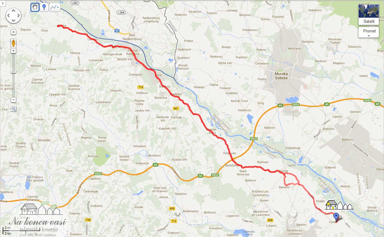 Slika poti - Cven-Apače_inNazaj