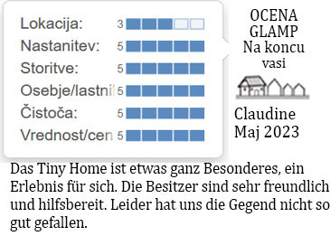 ocene gostov glamp nastanitve
