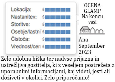 ocene gostov glamp nastanitve